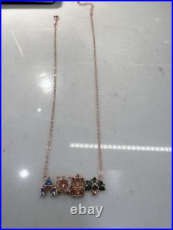 EXTREMELY RARE ROSE GOLD Walt Disney World Park Icons Necklace