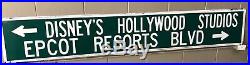Epcot Street Sign Walt Disney World Hollywood Studios Rare not Disneyland prop