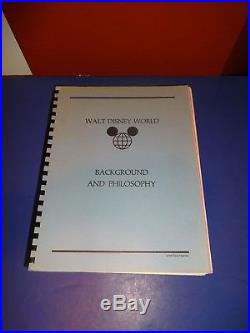 Extremely Rare Inter-Office Memo To Build Walt Disney World About 50 Or So Pages