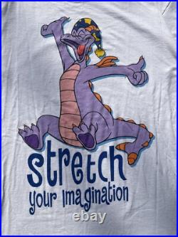 Extremely Rare Walt Disney World Figment Sleep Shirt Stretch The Imagination