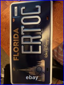 Florida Walt Disney World 50th anniversary commemorative license plate