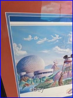 Framed Walt Disney World Art of POSTER Print 24x36 Mickey Mouse MAGIC KINGDOM