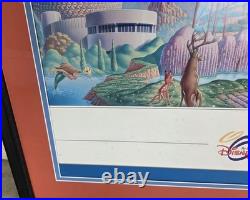Framed Walt Disney World Art of POSTER Print 24x36 Mickey Mouse MAGIC KINGDOM