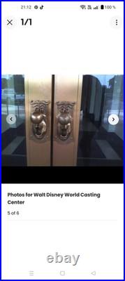 Genuine Alice in Wonderland Walt Disney World Casting Bronze Handle