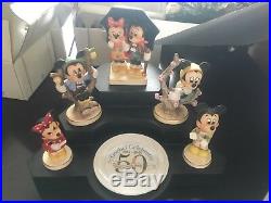 Goebel Hummel Walt Disney World Mickey Celebrating 50 Years of Disney Magic
