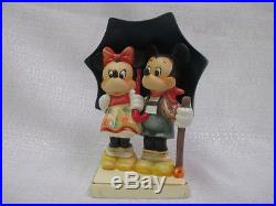 Goebel M I Hummel Walt Disney World Mickey and Minnie Mouse 50 Years Rainy Times