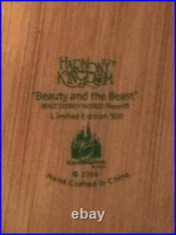 Harmony Kingdom BEAUTY AND THE BEAST Walt Disney World Resort 2004 LTD ED