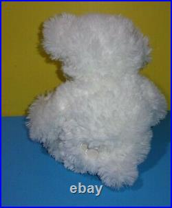Hidden MICKEY Pre Duffy White Gray Face Plush Stuffed Bear Walt Disney World