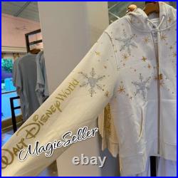 Hoodie Zip Up Walt Disney World Parks Christmas Castle Size XL New