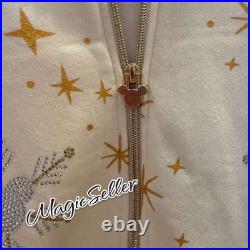 Hoodie Zip Up Walt Disney World Parks Christmas Castle Size XL New