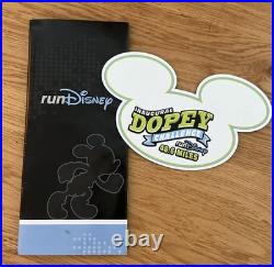 Inaugural Dopey Challenge 2014 Mickey Ear Sticker & runDisney 2014-2015 Booklet