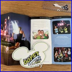 Inaugural Dopey Challenge 2014 Mickey Ear Sticker & runDisney 2014-2015 Booklet