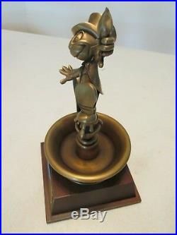 JIMINY CRICKET Walt Disney World 30 Years Service Award Statue Cast Member 1977