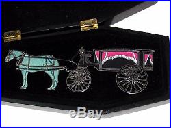 JUMBO LE Disney Pin Haunts Haunted Mansion Horse Hearse Deadly Delivery Coffin