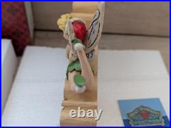 Jim Shore Walt Disney Showcase 4033262 Tinker Bell Merry World Plaque with box