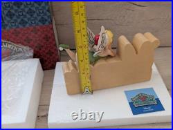 Jim Shore Walt Disney Showcase 4033262 Tinker Bell Merry World Plaque with box