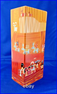 Kevin & Jody Walt Disney World Contemporary Resort Mary Blair Mural Vase Kevin & Jody Walt Disney World Contemporary Resort Mary Blair Mural Vase