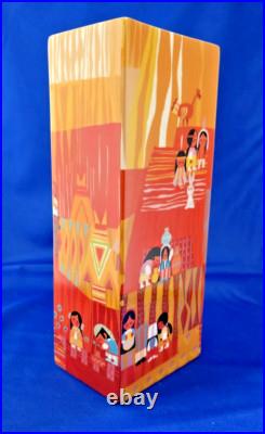 Kevin & Jody Walt Disney World Contemporary Resort Mary Blair Mural Vase Kevin & Jody Walt Disney World Contemporary Resort Mary Blair Mural Vase