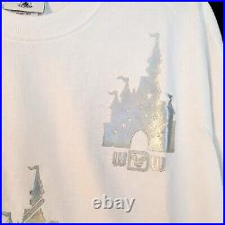 LARGE Walt Disney World Parks WDW Cinderella Castles Spirit Jersey White NEW