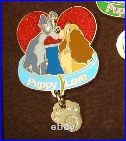 LE 250 Disney PinLADY & THE TRAMP ONLY from Boxed Set Puppy Love is Magical Dog