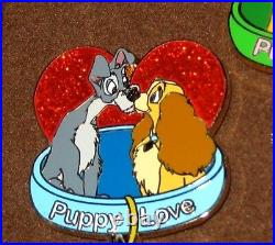 LE 250 Disney PinLADY & THE TRAMP ONLY from Boxed Set Puppy Love is Magical Dog