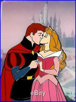LE JUMBO Disney PinStained Glass Storybook Sleeping Beauty Aurora Prince Philip