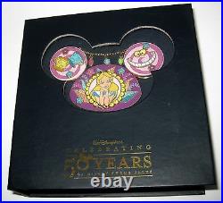 LE RARE JUMBO Disney Pin Alice Tea Time in Wonderland Cheshire 50 Years Ear Hat