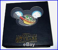 LE RARE JUMBO Walt Disney World PinMonorail Celebrating 50 Years Ear Hat WDW LE