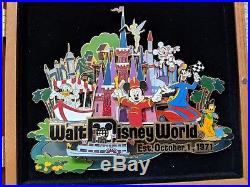 LE SUPER JUMBO Pin Retro Walt Disney World Resort Mickey Minnie TinkerBell Dale