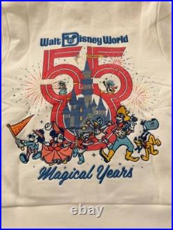 Ladies Zip up Hoodie 2026 Walt Disney World Parks 55th Anniversary Magical Years