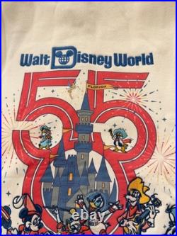 Ladies Zip up Hoodie 2026 Walt Disney World Parks 55th Anniversary Magical Years