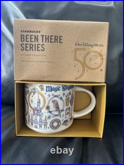 Limited Edition Disney World 50th Anniversary Starbucks Mug Magic Kingdom New