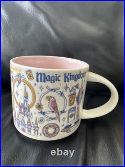 Limited Edition Disney World 50th Anniversary Starbucks Mug Magic Kingdom New