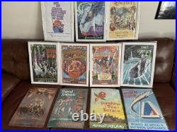 Lot Of 11 Walt Disney World 13x19 Art