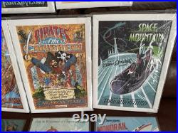 Lot Of 11 Walt Disney World 13x19 Art