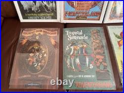 Lot Of 11 Walt Disney World 13x19 Art