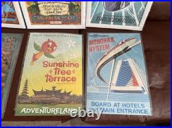 Lot Of 11 Walt Disney World 13x19 Art