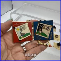Lot Of 15 Vintage Walt Disney World Pins Early 1990-2000's Daisy, Donald, Dangle