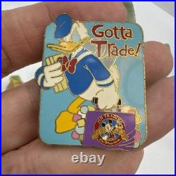Lot Of 15 Vintage Walt Disney World Pins Early 1990-2000's Daisy, Donald, Dangle