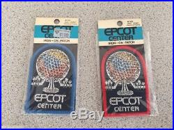 Lot Of 8 Vintage 1982 Walt Disney World Epcot Center Patches NIP Figment Opening