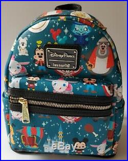 Loungefly Disney Parks Minis Mini Backpack Bag Walt Disney World Castle Rides