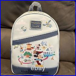 Loungefly Disney Walt Disney World 50th Anniversary Mickey Mouse Mini Backpack
