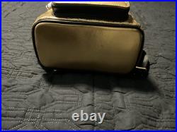 Loungefly Walt Disney World 50th Anniversary Leather Deluxe Gold Mini Backpack