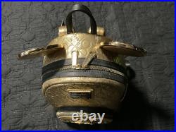 Loungefly Walt Disney World 50th Anniversary Leather Deluxe Gold Mini Backpack