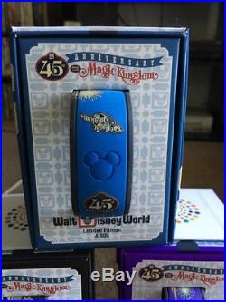 Magic Kingdom 45th Anniversary Magic Band 2.0 Set Walt Disney World MagicBand