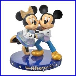 Mickey & Minnie Figure WALT DISNEY World 50TH CELEBRATION doll / Limited Japan