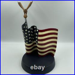 Mickey Mouse Walt Disney World Parks USA Flag 14 Statue/Figure. New in Box