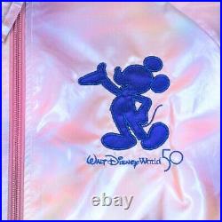 Mickey Mouse Windbreaker Jacket for Women Walt Disney World 50th Anniversary M