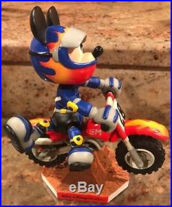 Mickey Mouse on a Motorcycle Figure Bobblehead Walt Disney World Retired Figure