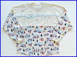 NEW 2021 Disney World Mickey & Friends Christmas White Spirit Jersey Size XL